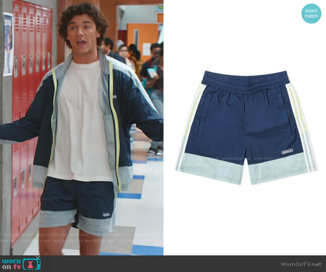 Woven Shorts by Adidas worn by Jamie Spano (Belmont Cameli) on Saved By The Bell