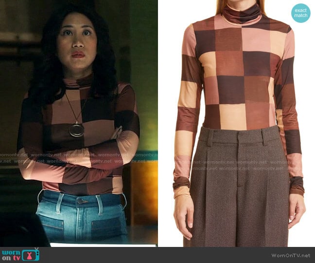 ALC James Top worn by Melody Bayani (Liza Lapira) on The Equalizer