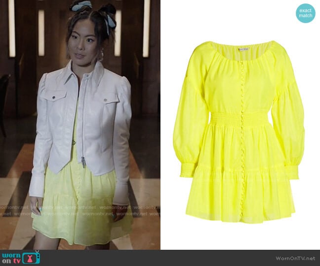 Alice + Olivia Kiara Dress worn by Mary Hamilton (Nicole Kang) on Batwoman