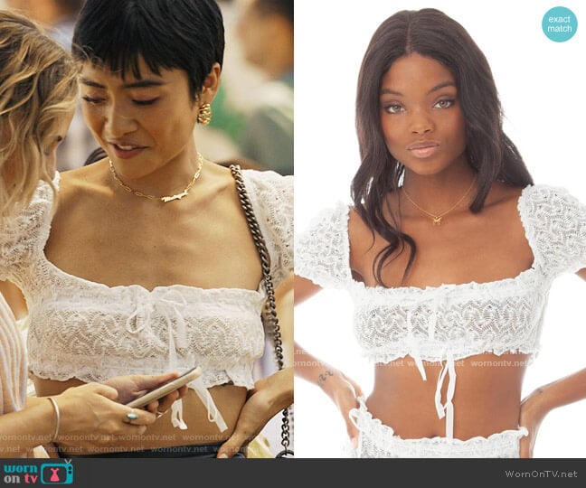 Are You Am I Zaeli Top worn by Margot (Brianne Tju) on I Know What You Did Last Summer