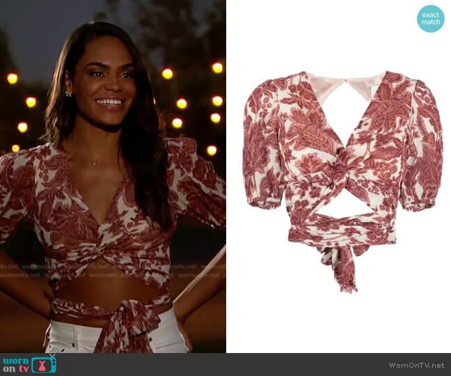 Wink Top by Ba&Sh worn by Michelle Young on The Bachelorette