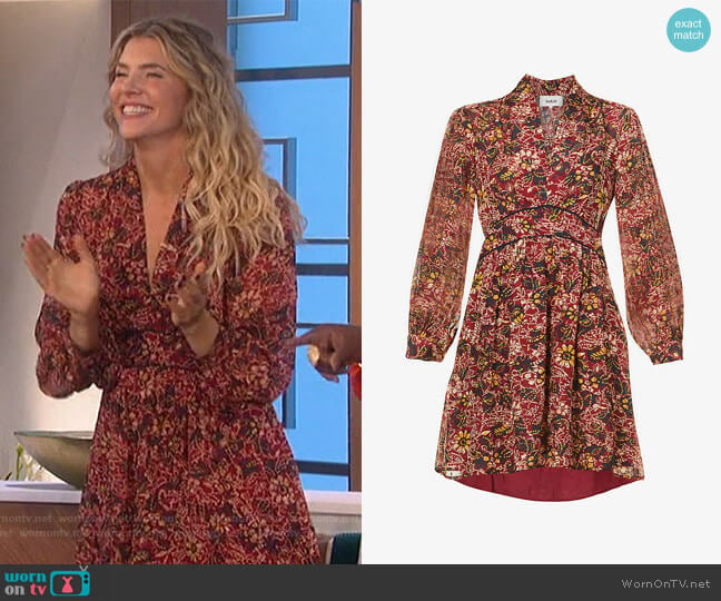 WornOnTV: Amanda’s red floral print dress on The Talk | Amanda Kloots ...