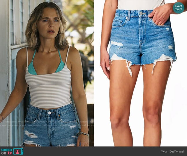 Lennon/Alison’s denim shorts on I Know What You Did Last Summer