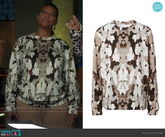 Burberry Camouflage Print Sweatshirt worn by Robyn McCall (Queen Latifah) on The Equalizer