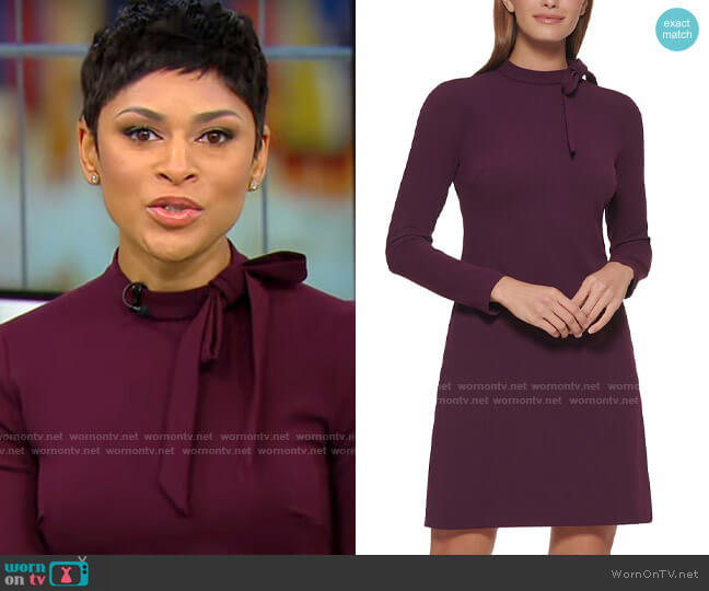WornOnTV: Jericka Duncan's purple bow neck dress on CBS Mornings | Jericka  Duncan | Clothes and Wardrobe from TV