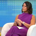 Dana Jacobson’s purple jumpsuit on CBS Mornings