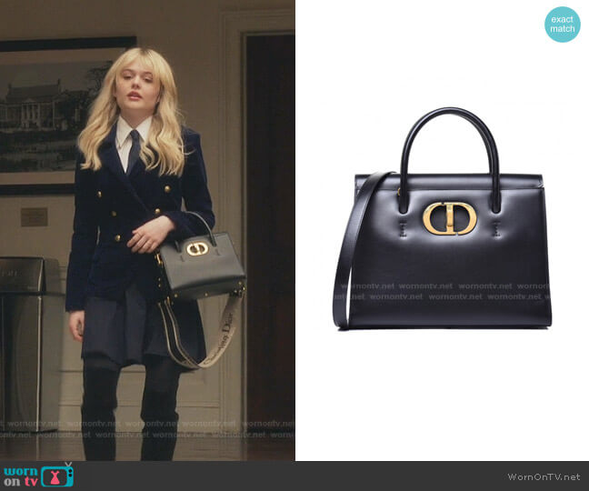 St. Honore Tote Bag by Dior worn by Audrey Hope (Emily Alyn Lind) on Gossip Girl