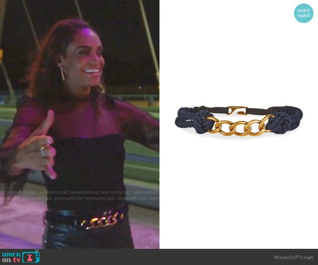 Nautical Rope & Chain Belt by Etro worn by Michelle Young on The Bachelorette