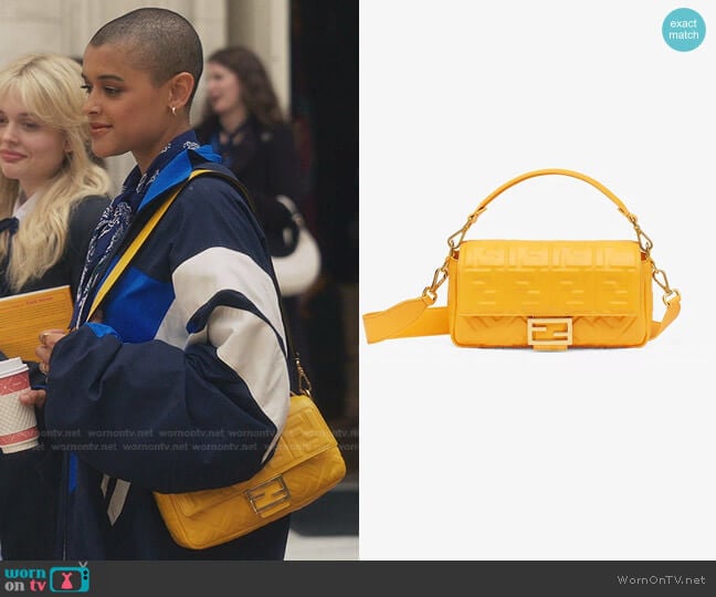 Baguette Leather Bag by Fendi worn by Julien Calloway (Jordan Alexander) on Gossip Girl