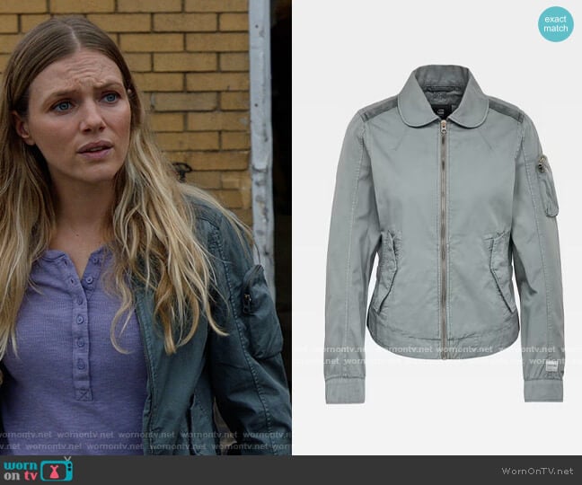 G Star Raw Slim Jacket worn by Hailey Upton (Tracy Spiridakos) on Chicago PD