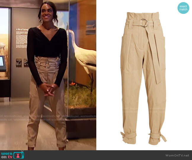 WornOnTV: Michelle’s beige belted pants on The Bachelorette | Michelle ...