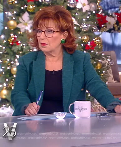 Joy’s green double breasted blazer on The View