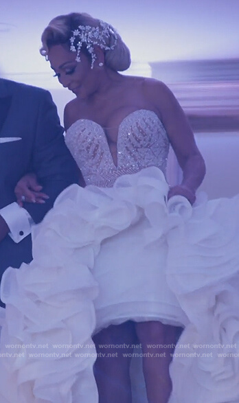 Karen's vow renewal gown on The Real Housewives of Potomac