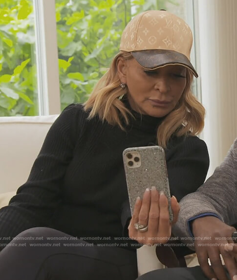 Karen’s LV logo cap on The Real Housewives of Potomac