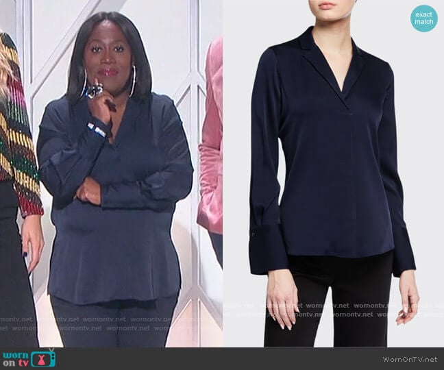 La Reina Jumpsuit by Black Halo worn by Sheryl Underwood on The Talk