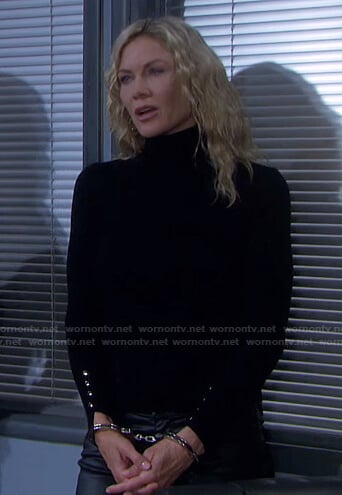 Ktisten’s black turtleneck sweater on Days of our Lives