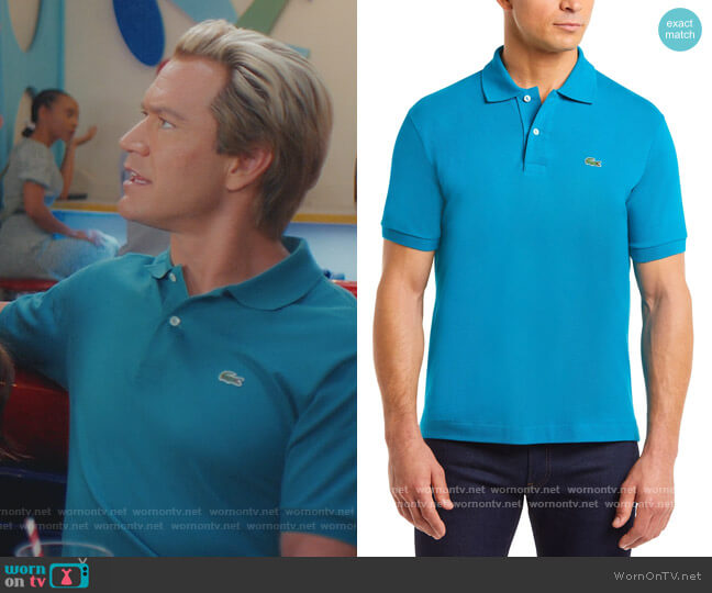 Classic Pique Polo by Lacoste worn by Mark-Paul Gosselaar on Saved by the Bell