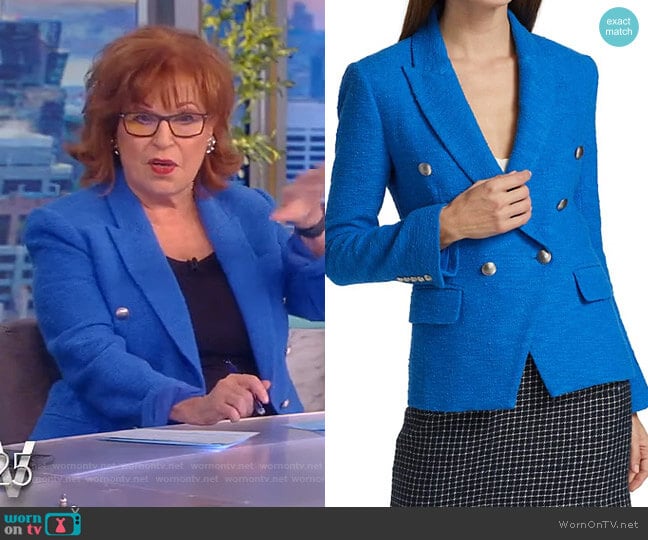 Kenzie Double-Breasted Blazer by L'Agence worn by Joy Behar on The View