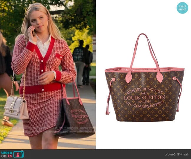 Louis Vuitton Articles De Voyage Neverfull MM Tote worn by Leighton Murray (Reneé Rapp) on The Sex Lives of College Girls