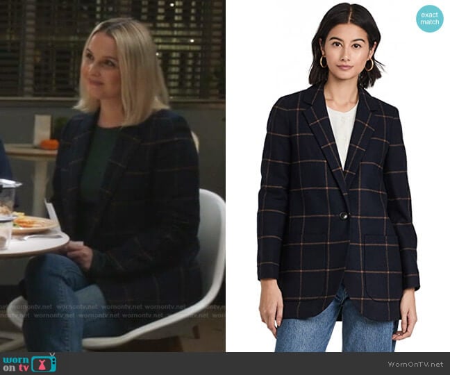 Chicago Blazer by Madewell worn by Jo Wilson (Camilla Luddington) on Greys Anatomy