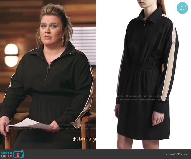 Envers Satin Dress by Moncler worn by Kelly Clarkson on The Voice