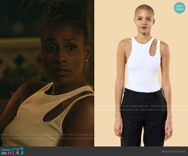 Romain Ribbed Tank by K.ngsley worn by Issa Dee (Issa Rae) on Insecure