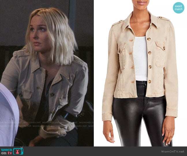 Pacey Jacket by Paige worn by Jo Wilson (Camilla Luddington) on Greys Anatomy