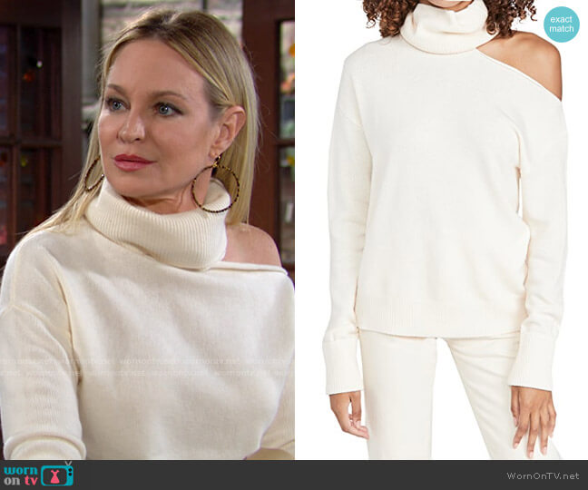 Paige Raundi Sweater worn by Sharon Newman (Sharon Case) on The Young and the Restless