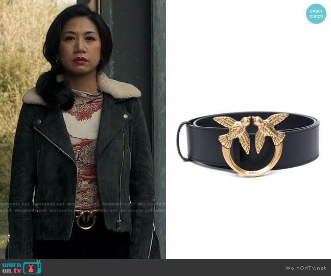 Pinko Love Bird Belt worn by Melody Bayani (Liza Lapira) on The Equalizer