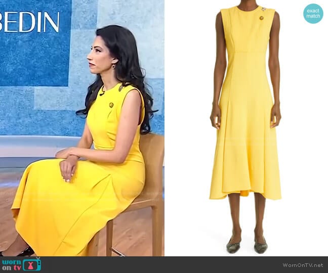 Matte Crepe by Proenza Schouler worn by Huma Abedin on Today