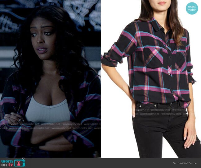 WornOnTV: Ryan’s black and pink plaid shirt on Batwoman | Javicia ...