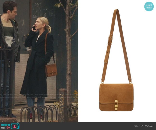 Carre Suede Satchel by Saint Laurent worn by Kate Keller (Tavi Gevinson) on Gossip Girl