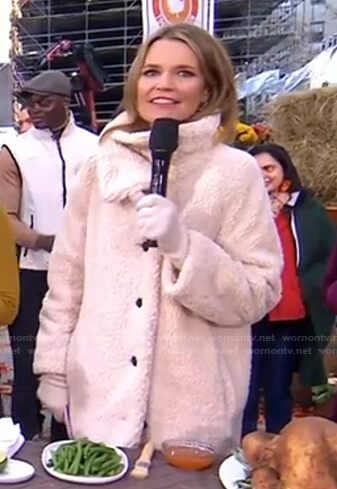 WornOnTV: Meagan Fitzgerald’s pink wrap coat on Today | Clothes and ...