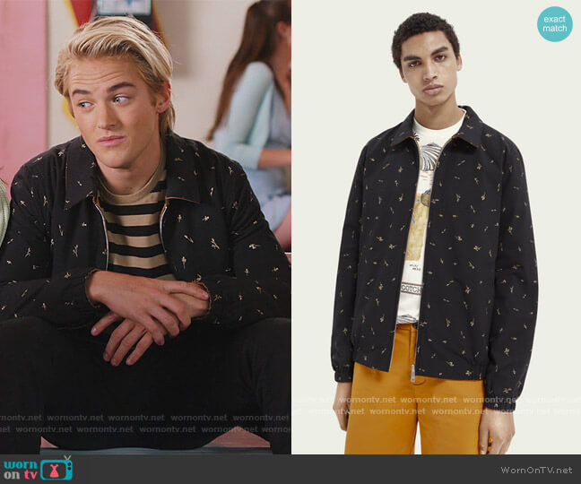 Reversible Shirt by Scotch & Soda worn by Mac Morris (Mitchell Hoog) on Saved By The Bell