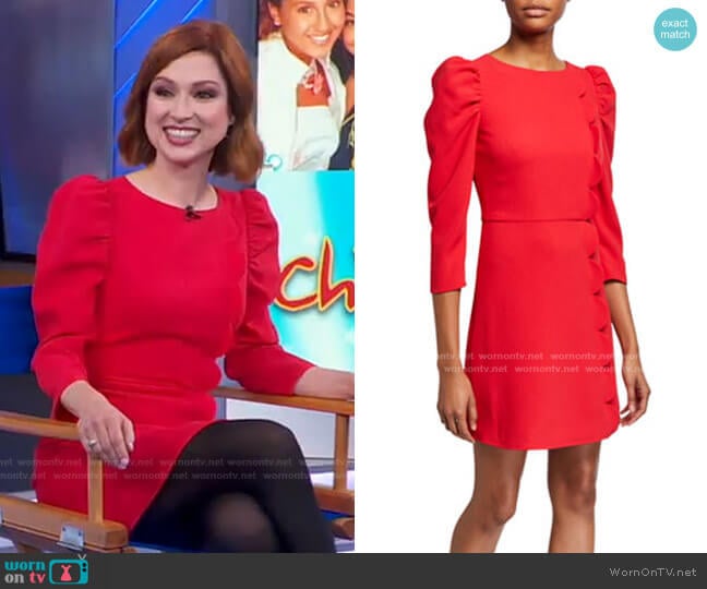 Brielle Dress by Shoshanna worn by Ellie Kemper on GMA