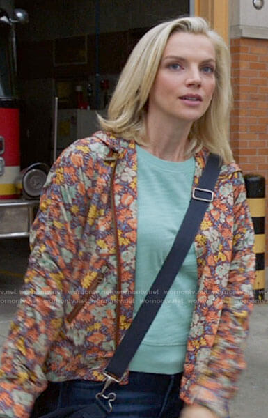 Sylvie's floral jacket on Chicago Fire