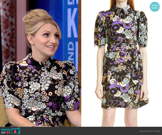 Saskiie Floral Dress by Ted Baker worn by Annaleigh Ashford on Live with Kelly and Ryan