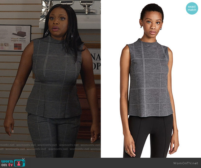 WornOnTV: Jill’s gray check top and pants on Queens | Naturi Naughton ...