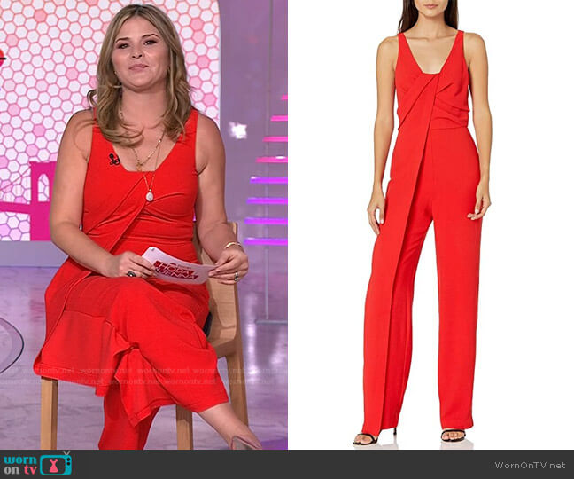 Hedy Jumpsuit by Trina Turk worn by Jenna Bush Hager on Today