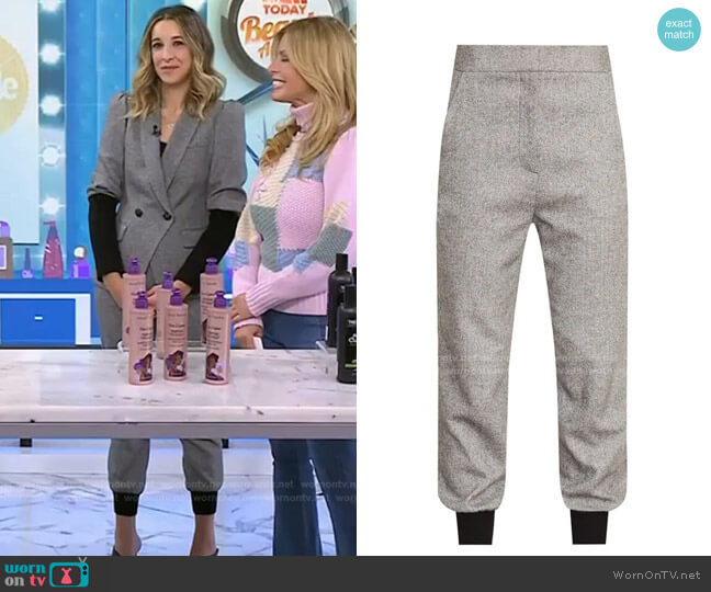 Frazier Jogger Pant by Veronica Beard worn by Andrea Lavinthal on Today