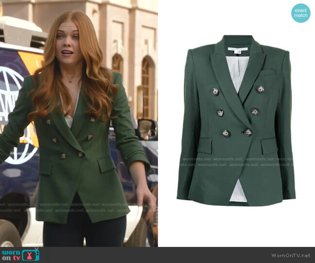 Miller Double Breasted Blazer by Veronica Beard worn by Taylor Kelly ( Megan West) on 9-1-1