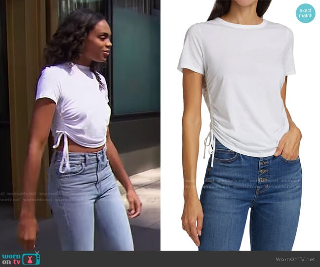 Tazi Tee by Veronica Beard worn by Michelle Young on The Bachelorette