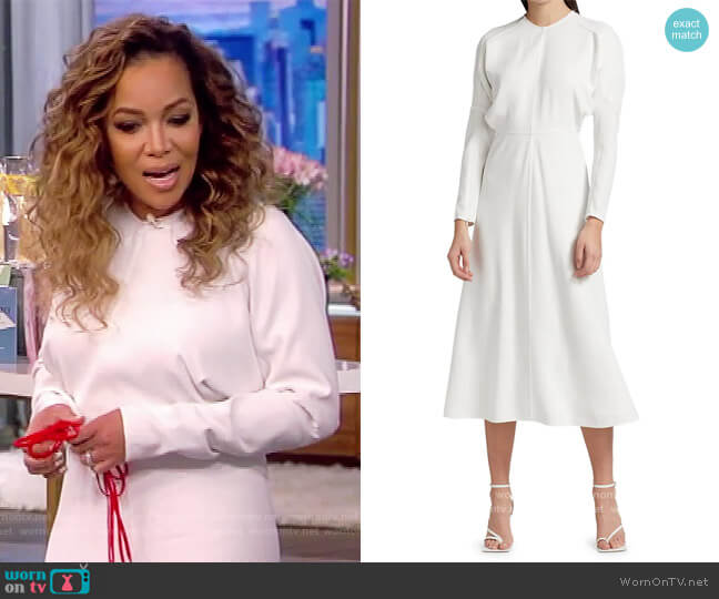 WornOnTV: Sunny’s white midi dress on The View | Sunny Hostin | Clothes ...