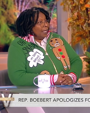 Whoopi’s ugly Christmas sweater on The View