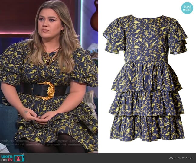 Lora Black Dress by Ivana Helsinki worn by Kelly Clarkson on The Kelly Clarkson Show