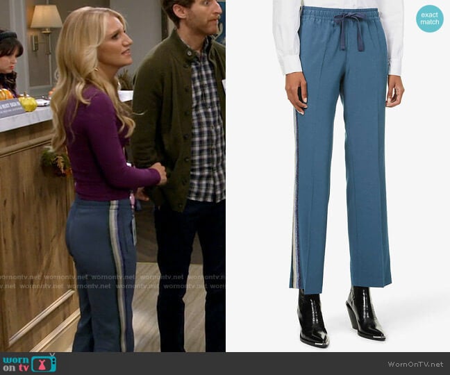 Zadig & Voltaire Pomy Pants worn by Gina Dabrowski (Annaleigh Ashford) on B Positive