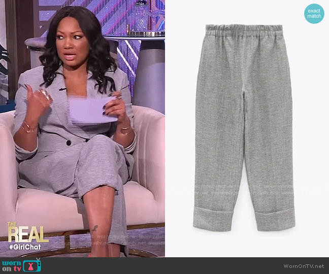 WornOnTV: Garcelle’s gray blazer and pants on The Real | Garcelle ...