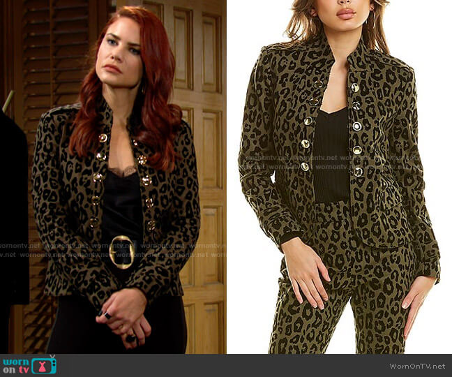 Derek Lam 10 Crosby Brigitte Band Jacket worn by Sally Spectra (Courtney Hope) on The Young & the Restless