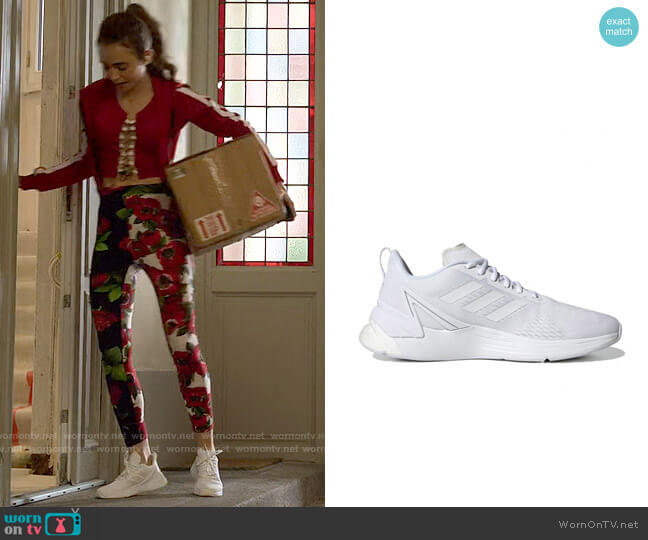 Adidas Response Super Running Shoes worn by Emily Cooper (Lily Collins) on Emily in Paris