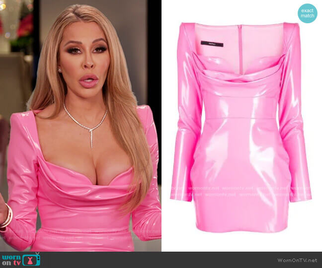 Ruched Mini Dress by Alex Perry worn by Lisa Hochstein  on The Real Housewives of Miami